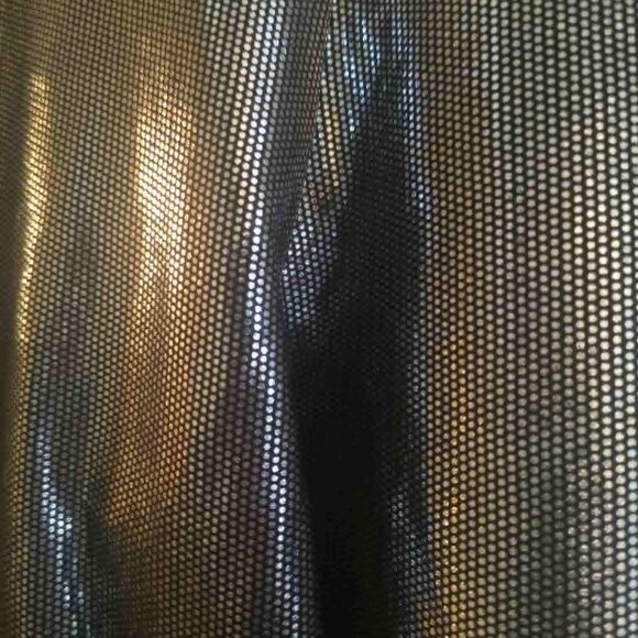 Silver Metallic Leggings Sz M - Picture 3 of 3